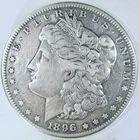 1896-S Morgan Silver Dollar Key Date Wonderful Details