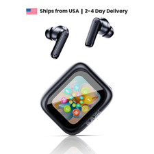 Wireless Bluetooth 5.4 TWS Touch Screen Earbuds Headphones Noise Cancelling