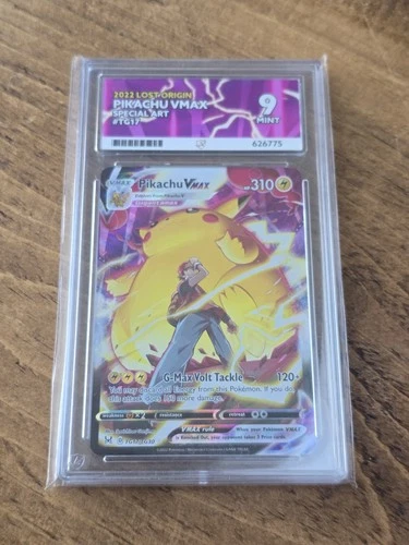 Pokemon TCG Pikachu VMAX TG17/TG30 ACE Mint 9