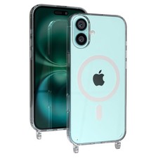 EAZY CASE für Apple iPhone 16 Plus Hülle mit Ösen für Handykette MagSafe robust