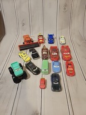 LOT 16 Disney Pixar Movie Cars Variety Diecast Pullback Plastic READ DESCRIPTION