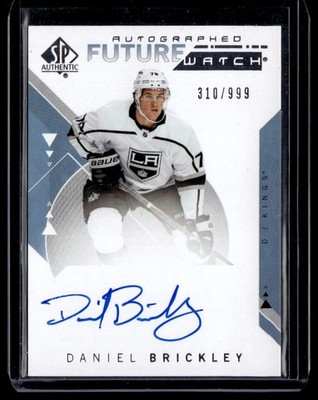 2018-19 SP Authentic Future Watch Autograph Daniel Brickley Auto 310/999 Los