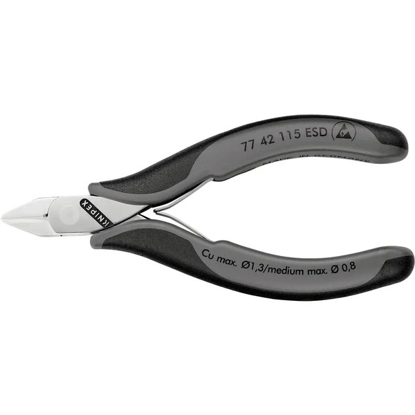 Knipex 77 42 77 42 115 Esd Esd Seitenschneider Ohne Facette 115 Mm-image