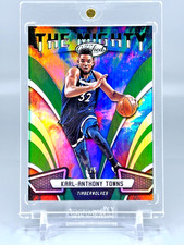 Karl Anthony Towns 2018-19 Panini Certified The Mighty green 1/5 Timberwolves