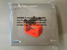 GoPro Hero 8 Bite Mount & Floaty GoPro originale nuova con scatola, mai usata, sigillata - ASLBM-001