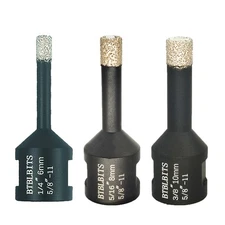 6/8/10mm Diamond Core Drill Bit Set Hole Saw Kit F Tile Ceramic Porcelain Marble