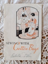 "Sewing with Cotton Bags" 1937 Booklet, Great Depression Sewing Book