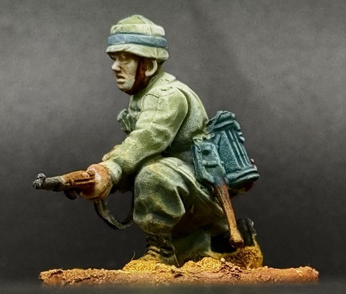 Painted Fallschirmjager Bolt Action Germany paratroopers WWII - Picture 3 of 4