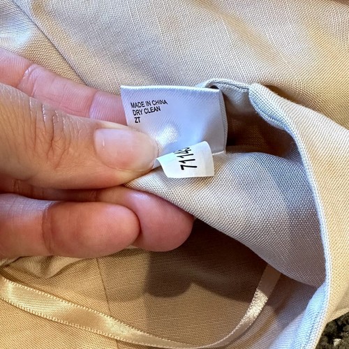 Crop top nuovo con etichette GIANNI BINI manica a sbuffo misto lino taglia L lusso spiaggia casual glam - Foto 5 di 7