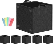 YSSOA 5-Pack 7 Gallon Grow Bags Heavy Duty Thickened 7 Gallon, 5 Pack 