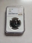 Photo of a 1957-P Franklin Half Dollar Proof from an eBay listing that sold on Jul 21, 2026