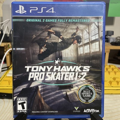 Tony Hawk's Pro Skater 1 + 2 -- Standard Editon (Sony PlayStation 4, 2020)
