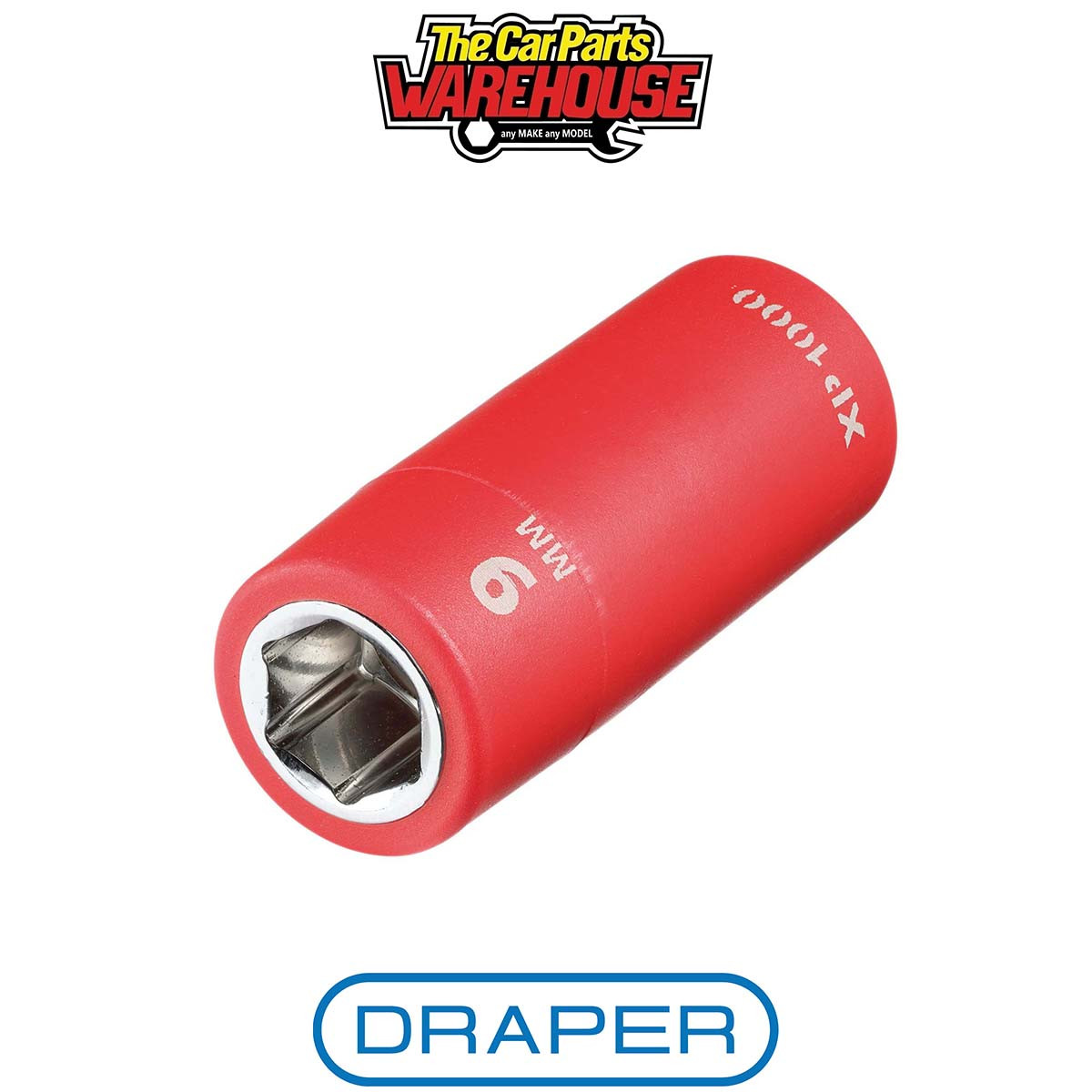 Draper 18778 XP1000 VDE Socket 1/4"" Sq Dr 9mm