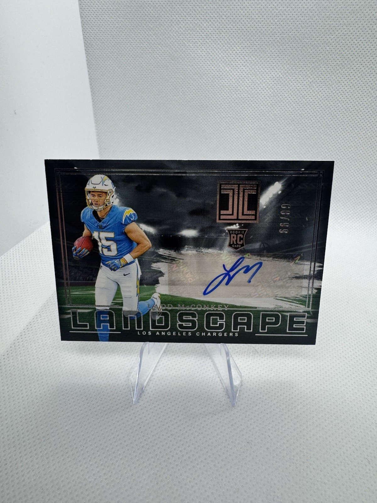 LADD MCCONKEY 2024 IMPECCABLE LANDSCAPE ROOKIE AUTOGRAPH RC AUTO /99