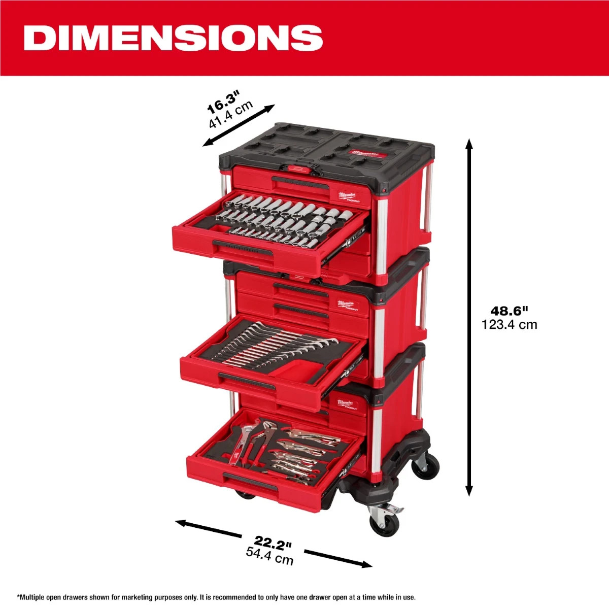 Milwaukee 48-22-9495 366pc Master Mechanics Tool Set PACKOUT