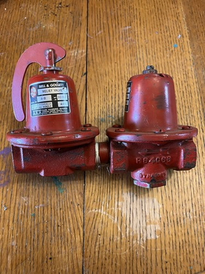 #ad Bell amp; Gosset B 8 12lb A48 Pressure Valve And A 8 30lb A48 Relief Valve Duel $85.00