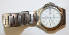 Vintage Seiko 5 Sports 17J 7S36-01C0 White Day Date Men's Watch RUNS! WOW!