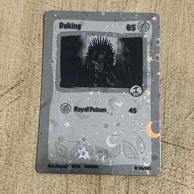 Daking Shadow 34 POKIDOKI holo 1st EDITION Chef Ken Lee Fan Art Nidoking