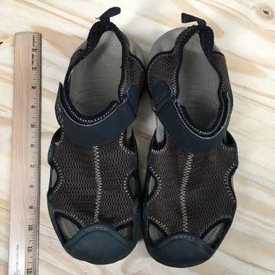 Crocs Swiftwater Men’s Size 8 Fisherman Sandals Black Outdoor Water Shoes 203967 Crocs swiftwater sandals mens - Gem main image 3