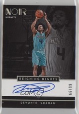 2018-19 Panini Noir Reigning Nights /99 Devonte' Graham #RN-DG Auto rf2