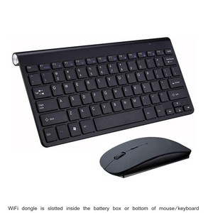 Black Wireless Mini Ultra Slim Keyboard and Mouse for Samsung Smart TV UE60KU6000 UE65JU6072 UE32S9AU Black Wireless Mini Ultra Slim Keyboard and Mouse for Samsung Smart TV UE60KU6000 UE65JU6072 UE32S9AU