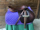 Crosby England Prix De Nations Spring Seat 17”  Saddle — photo 1