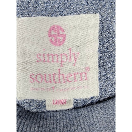 Simply Southern “Deck, Dock, Flip Flop” Crew Neck Sweatshirt- Size Large - Picture 10 of 12