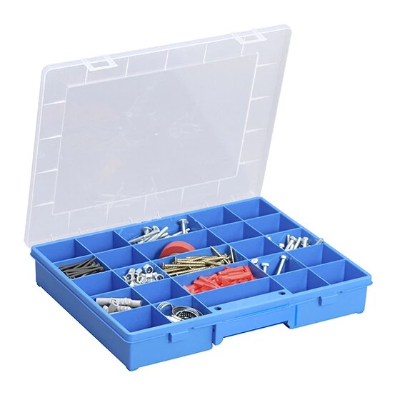 Allit EuroPlus Basic 37/25 Sortimentskasten blau Aufbewahrungsbox 37x29,5x6 cm - Bild 2 von 3