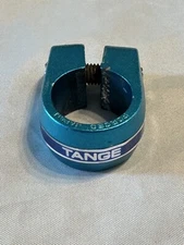 TANGE SC-1  BLUE 1” SEAT POST CLAMP OLD SCHOOL BMX GT HUTCH PRO SUNTOUR TUF NECK