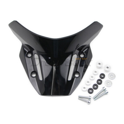 Schwarz Windschilder Wind Deflektor für Yamaha MT-09 2021-2023 Vorn Windschutz
