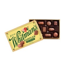 Whitman's Sampler Milk Chocolates Gift Box, 10 Ounce 22 Pieces 