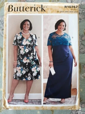 Butterick Sewing Pattern R10767 6783 Women's Dress Size 26W-32W Uncut FF new - image 1 of 2