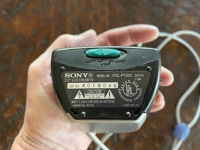 ジャンク　携帯アナログテレビ　whoopee SONY FL-W22スケルトン 携帯アナログテレビ whoopee SONY FDL-W22 スケルトン - メルカリ
