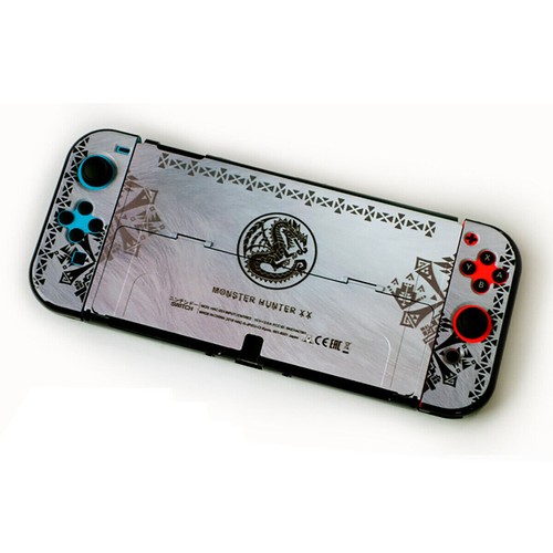 New Protection Case Grip Hard Thin Cover Shell Dockable for Nintendo Switch OLED - Picture 47 of 83