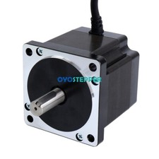 Nema 34 Stepper Motor 1.8deg 4.8Nm 680oz.in 6A 86x80mm 14mm Keyway 4 Wire CNC UK