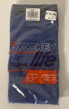 Vintage 1984 Jockey LIFE Trophy Lo-rise Guy Brief NIP Blue Color Size 32 NOS