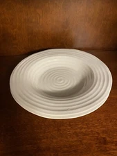 Portmeirion Sophie Conran Arbor Porcelain 10” Pasta/Soup Bowls Set of 2 White