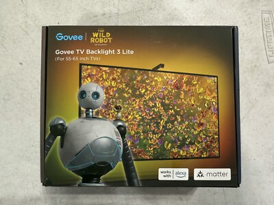 Govee TV Backlight 3 Lite with Fish-Eye Correction Function Sync 55-65 Inch TVs