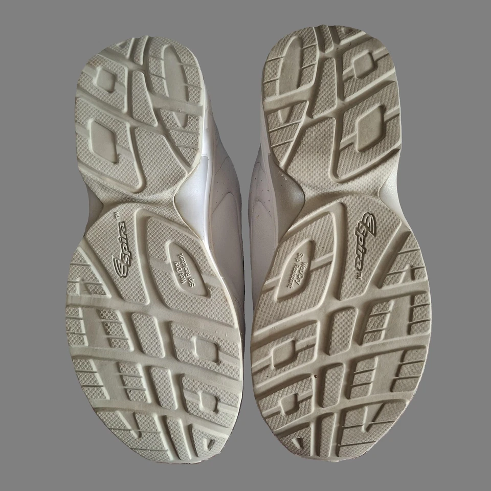 Spira Mujer Clásico Caminante Mujer Talla 6.5 Blanco Cuero Gancho Cierre Nuevo con Etiquetas Foto 4 de 4