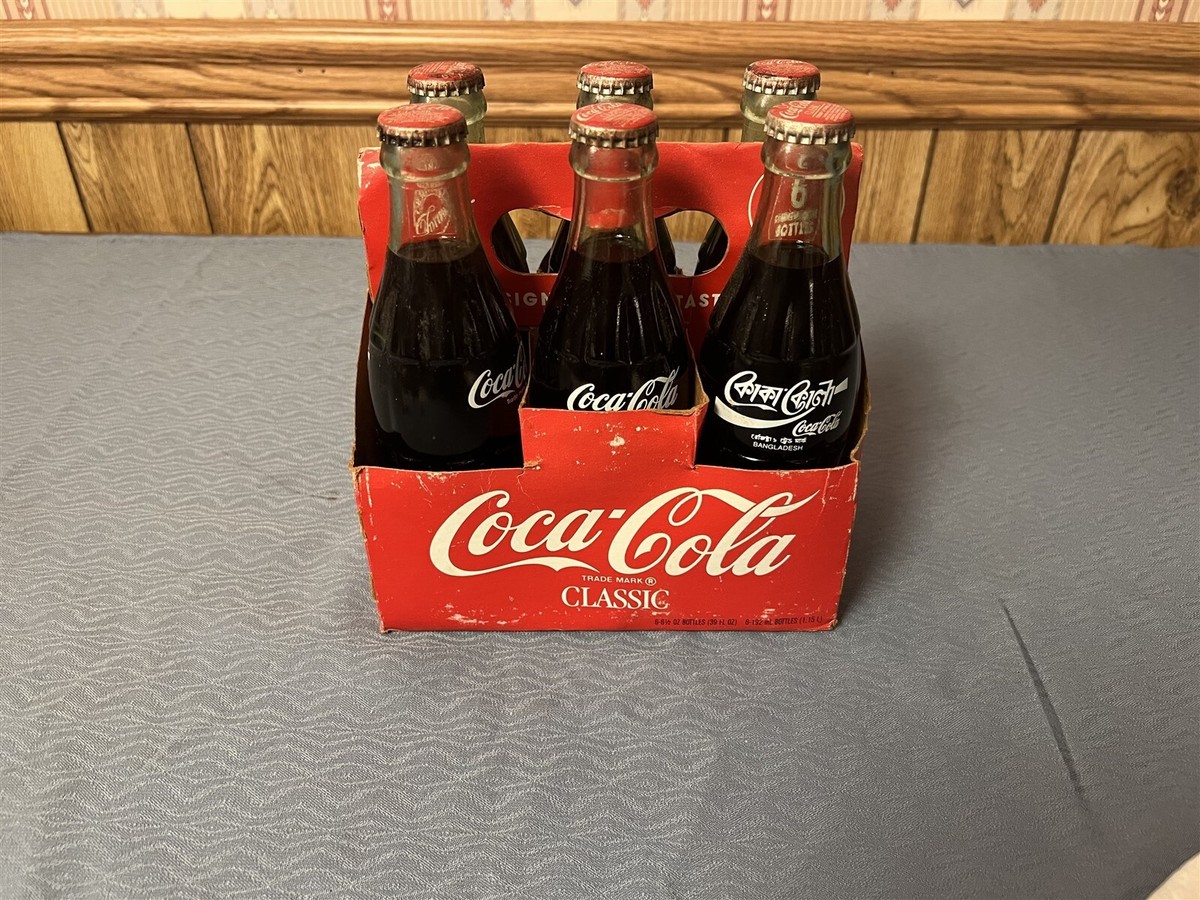 Vintage 1990 Coca-Cola Classic 6-Pack from Around the World | eBay