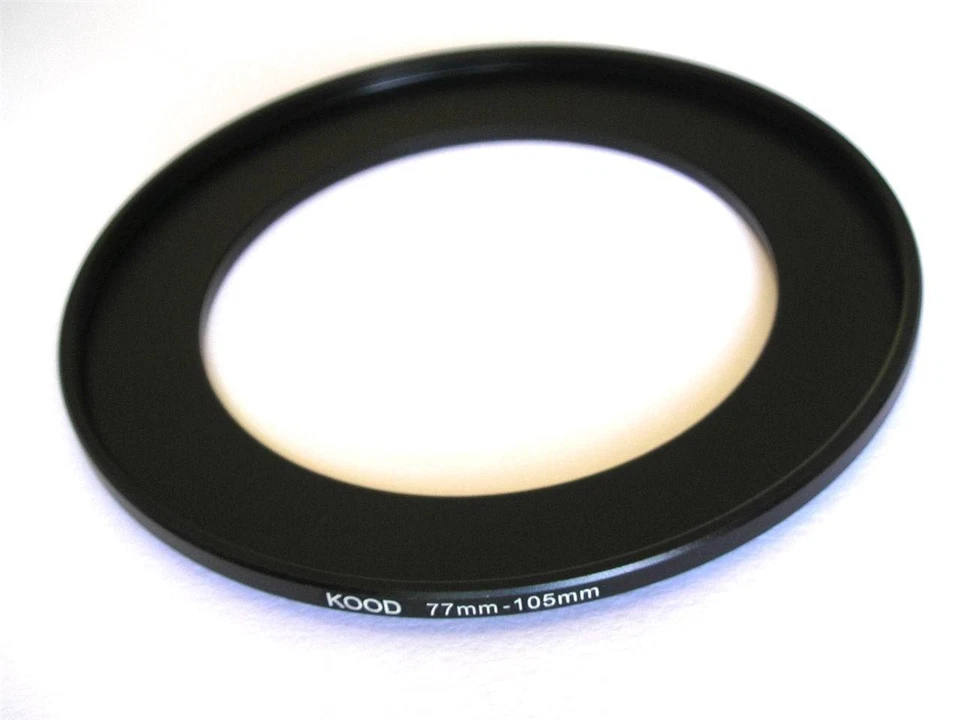 KOOD STEP UP ADAPTER 77 MM-105 MM SCHRITTRING 77 MM AUF 105 MM 77-105 FILTERADAPTER