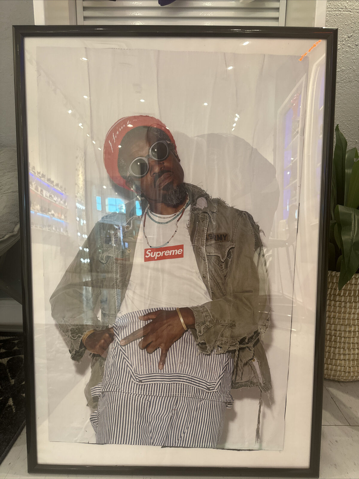 Supreme New York Andre 3000 Outkast Pinstripe Box Logo Poster Fall Winter  2022