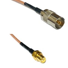 RG316 DVB TV Pal Female to RP-SMA FEMALE RF Cable Rapid-SHIP LOT