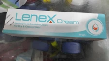 2 x  lenex cream keratolytic Emollient cream for dry & cracked skin50 GM CR