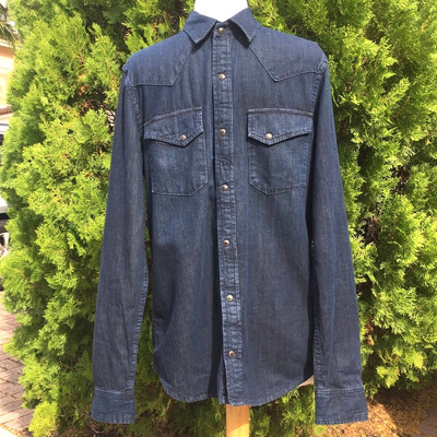 Adriano Goldschmied Denim Shirt | eBay
