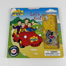 2004 The Wiggles HC Book Magnets Let's Go Grosset Dunlap Red Giraffe READ