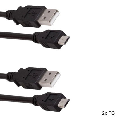 PACK 15FT USB Charging Cable PS4 Playstation DualShock