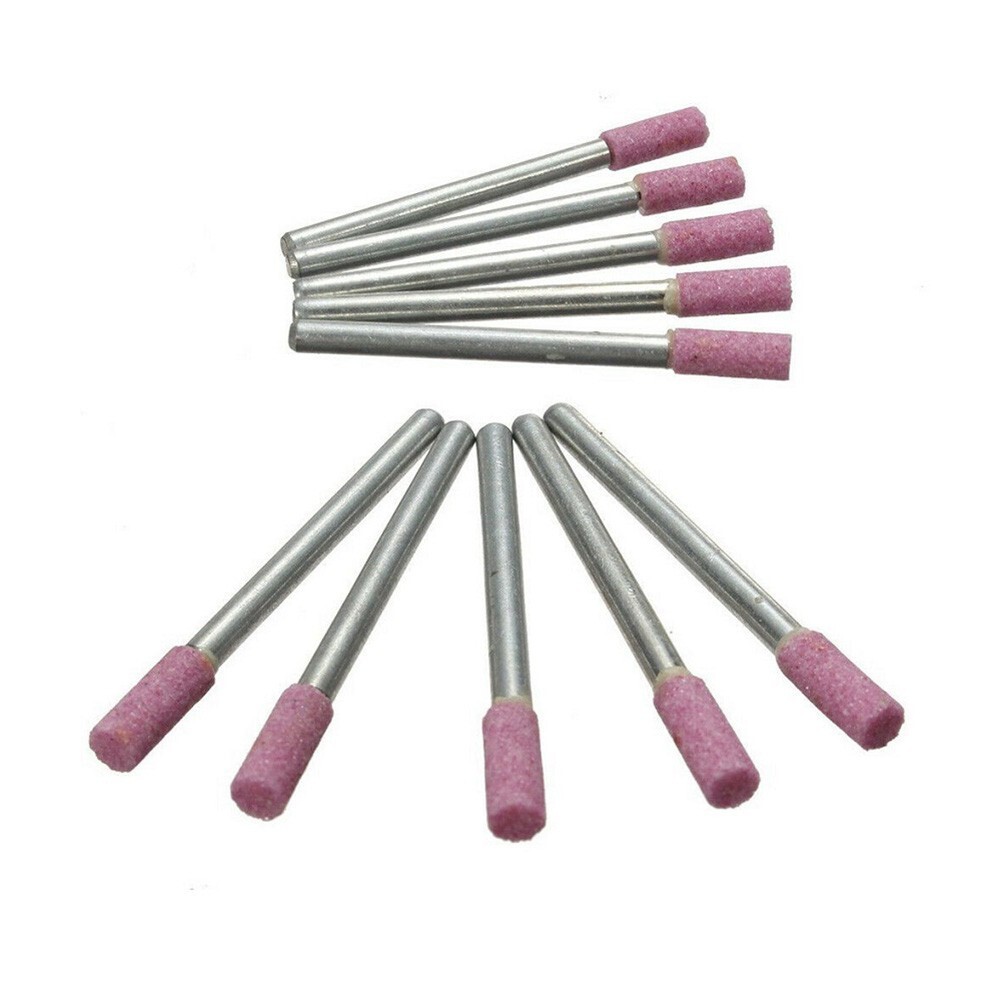 10pcs Mounted Grinding Stone Rotary Tool For Chain Saw Sharpening