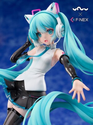Hatsune Miku Cat Ear Headphone Ver. 1/7 Scale Figure YOWU F:NEX