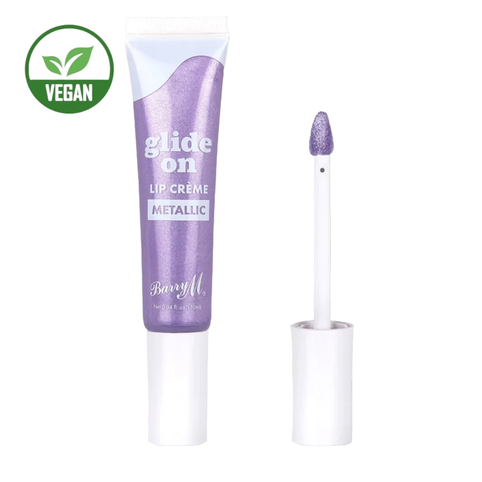 Barry M Lip Creme Glide On Matte Metallic Gloss Red Pink Brown Purple Bronze NEW - Image 4 of 4